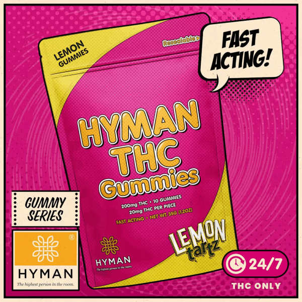 Lemon Tartz 24/7 Fast Acting Gummies