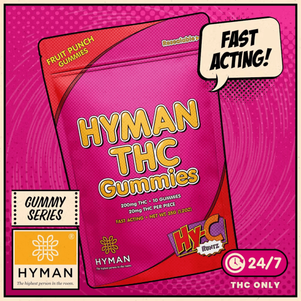 Hy-C Runtz 24/7 Fast Acting Gummies