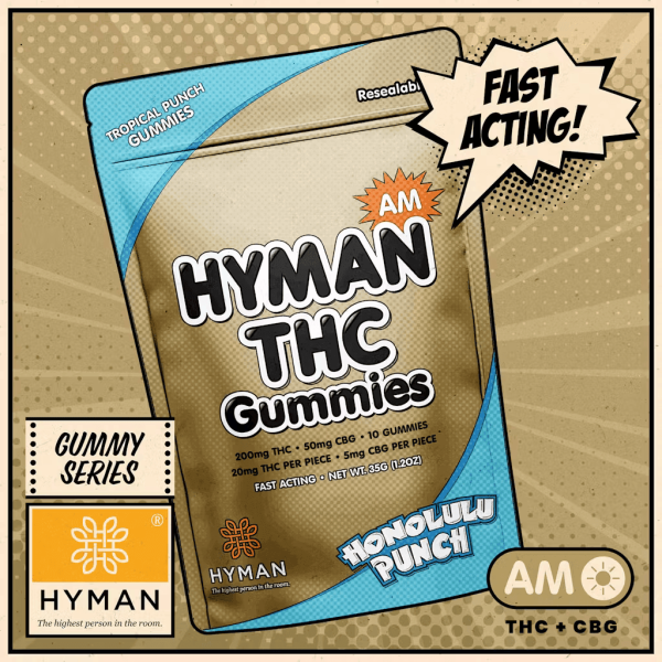 Honolulu Punch AM Fast Acting Gummies