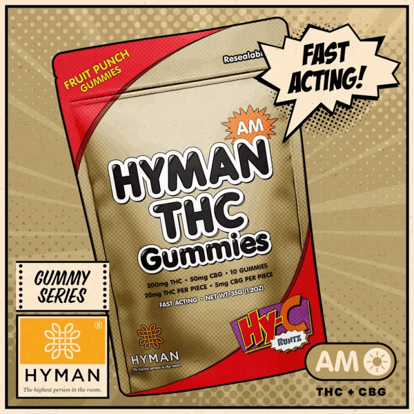 Hy-C Runtz AM Fast Acting Gummies