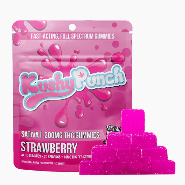 Strawberry Full Spectrum Sativa Gummies