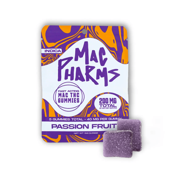 Passion Fruit Indica Gummies