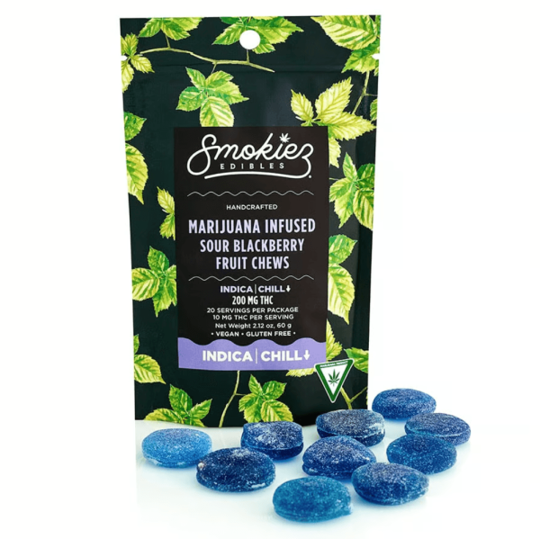 Sour Blackberry Indica Fruit Chews